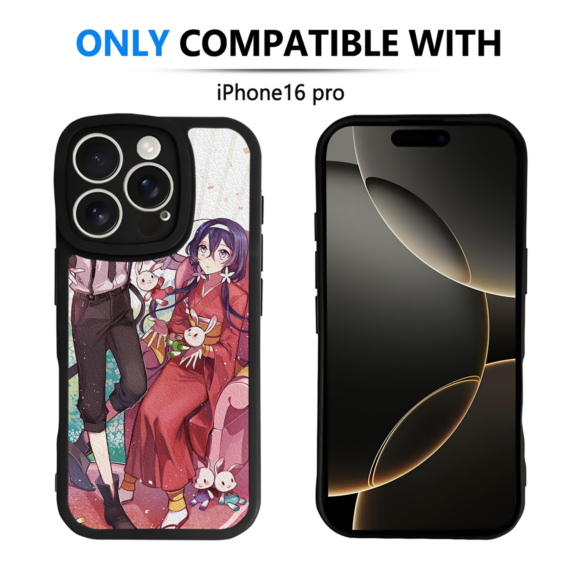 （画像用） 文豪ストレイドッグス Bungo Stray Dogs 【iPhone 16シリーズ対応】シリコンスマホケース（レザー調） 材質：シリコン